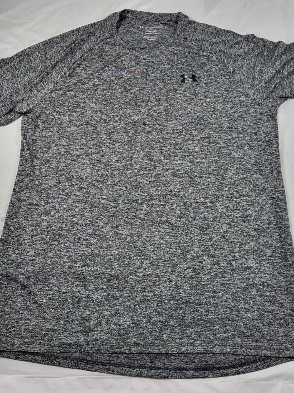 Under Armour Tech Tee Men's XLT Gray Loose Active Workout Gym Streetwear